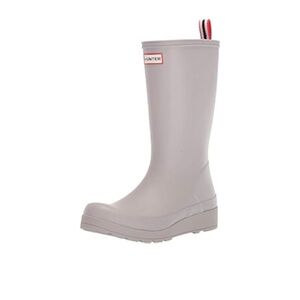 NIB Women’s Sz 9 Hunter Play Tall Women’s Rain Boots in Zinc Light Grey